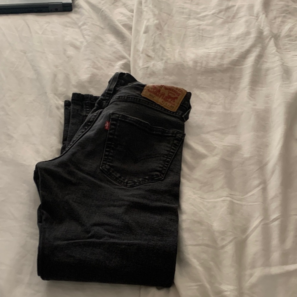 Levi's Black Slim Men's Jeans - Folded Denim